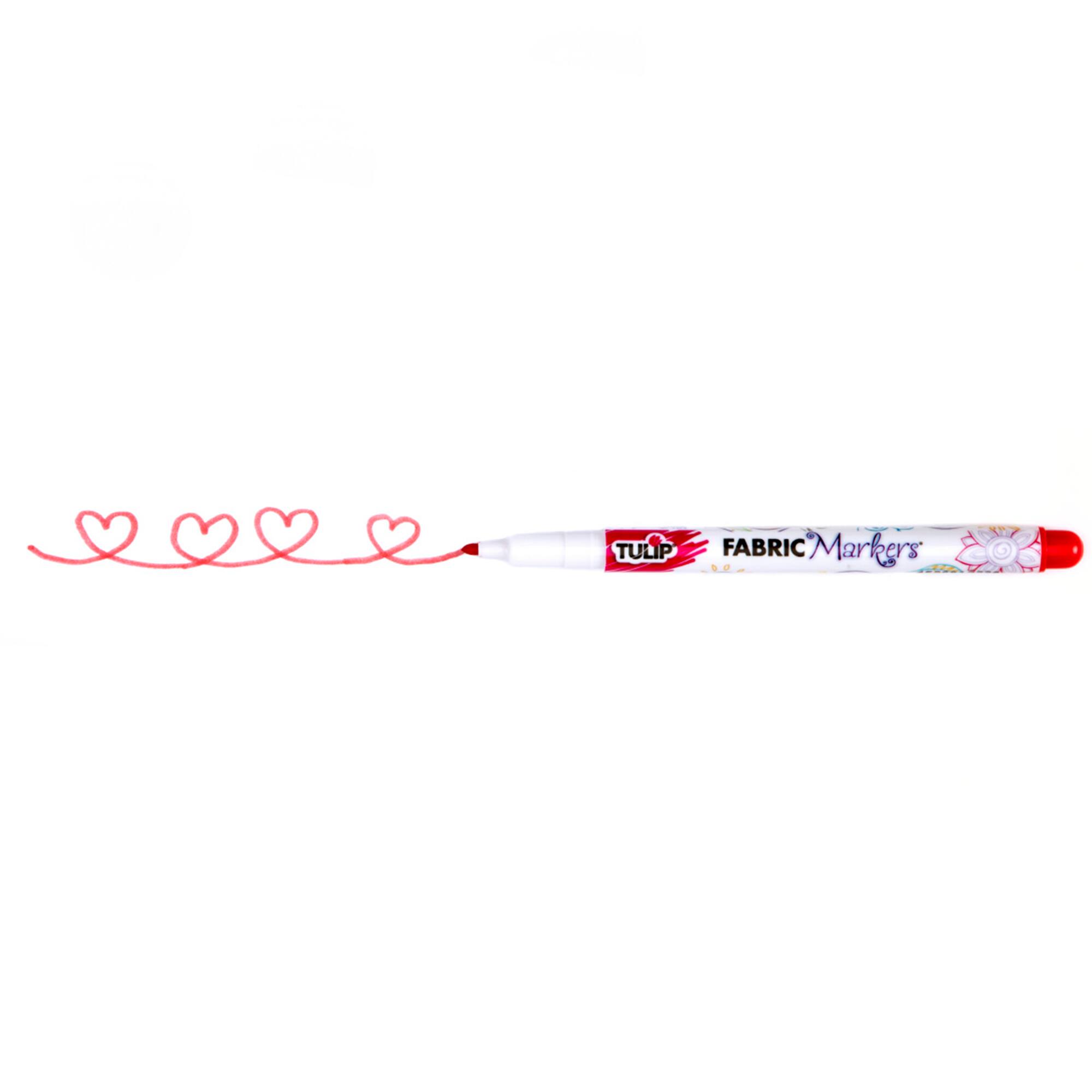 Tulip® Ultimate Fabric Markers Rainbow, 24 Pack